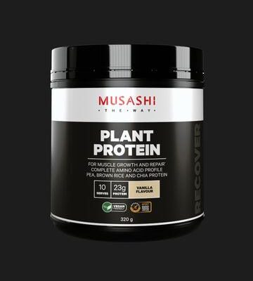 MUSASHI Plant Protein Powder 900G / Vanilla