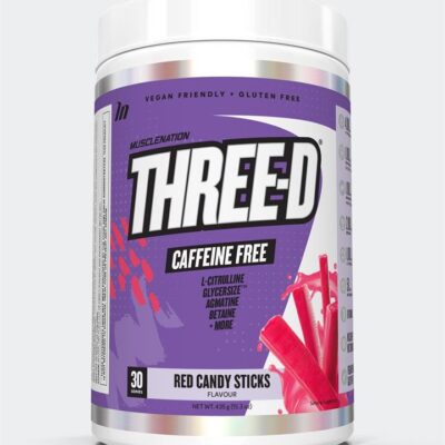 Muscle Nation Three D Pre Workout Pump Caffeine Free