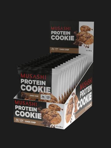 Musashi Protein Cookie 58g (Box of 12 Cookies) White Choc Berry