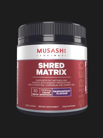 Musashi Shred Matrix 270g Raspberry Lemonade