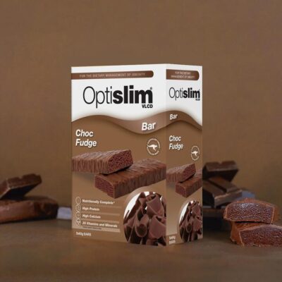Optislim VLCD Bars in Chocolate Fudge Flavour (Pack of 5 X 60g each)