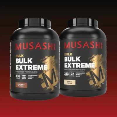Musashi 4kg Value Bundle – Bulk Extreme Protein Powder Chocolate / Vanilla