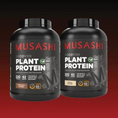Musashi 4kg Value Bundle – Plant Protein Powder Chocolate / Vanilla