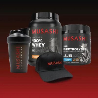 Musashi Cricket Bundle Pack Chocolate / Blue Raspberry