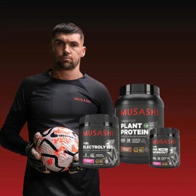 Musashi Soccer Bundle Pack Chocolate / Lemon Lime / Watermelon