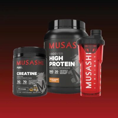 Musashi Starter Bundle Pack Chocolate / Unflavoured (350G)