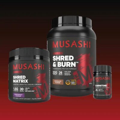 Musashi Ultimate Shred Bundle Pack Vanilla / Raspberry Lemonade