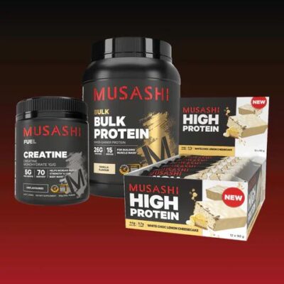 Musashi Muscle Hustle Bundle Pack Chocolate / Peanut Butter