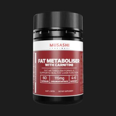 Musashi Fat Metaboliser with Carnitine 60 Capsules Default Title