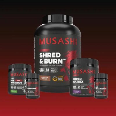 Musashi Super Shred Bundle Vanilla / Passionfruit / Watermelon