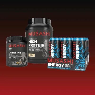 Musashi Jacked & Fully Stacked Bundle Pack Salted Caramel / GREEN APPLE