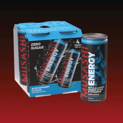 Musashi Energy Drink 250ml (4 Packs x 6) Purple Grape