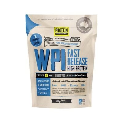 Protein Supplies Australia Whey Protein Isolate WPI Powder Unflavoured 500gm