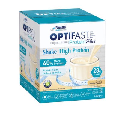 Optifast VLCD Protein Plus Shake Creamy Vanilla 63 gm x 10 Sachets