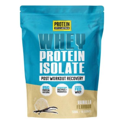 Protein Supplies Australia Whey Protein Powder Vanilla 500gm