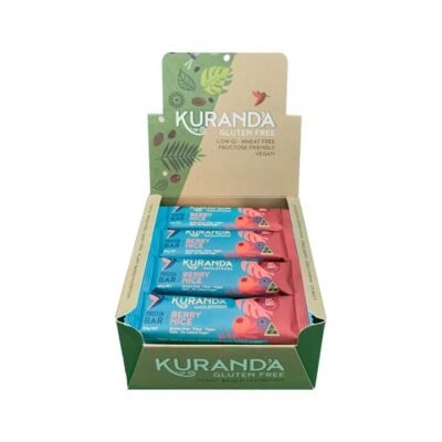 Kuranda Wholefoods Gluten Free Protein Bars Berry Nice 50 gm x 16 Pack