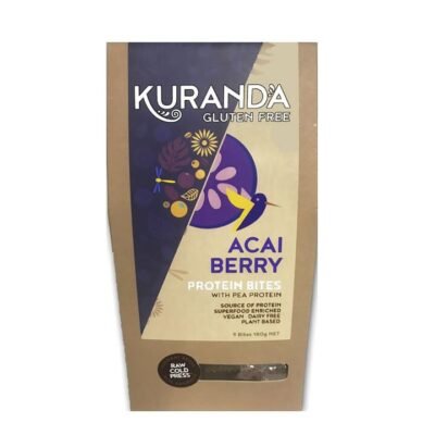 Kuranda Wholefoods Gluten Free Protein Bites Acai Berry 20 gm x 9 Pack