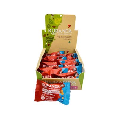 Kuranda Wholefoods Protein Ball Peanut Caramel 40 gm x 12 Pack