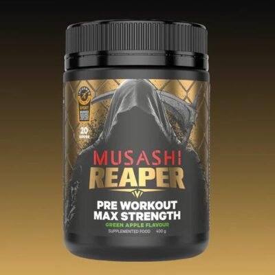 Musashi REAPER PRE-WORKOUT MAX STRENGTH 400g Blue Raspberry