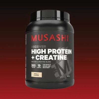 Musashi High Protein + Creatine 900G / Vanilla